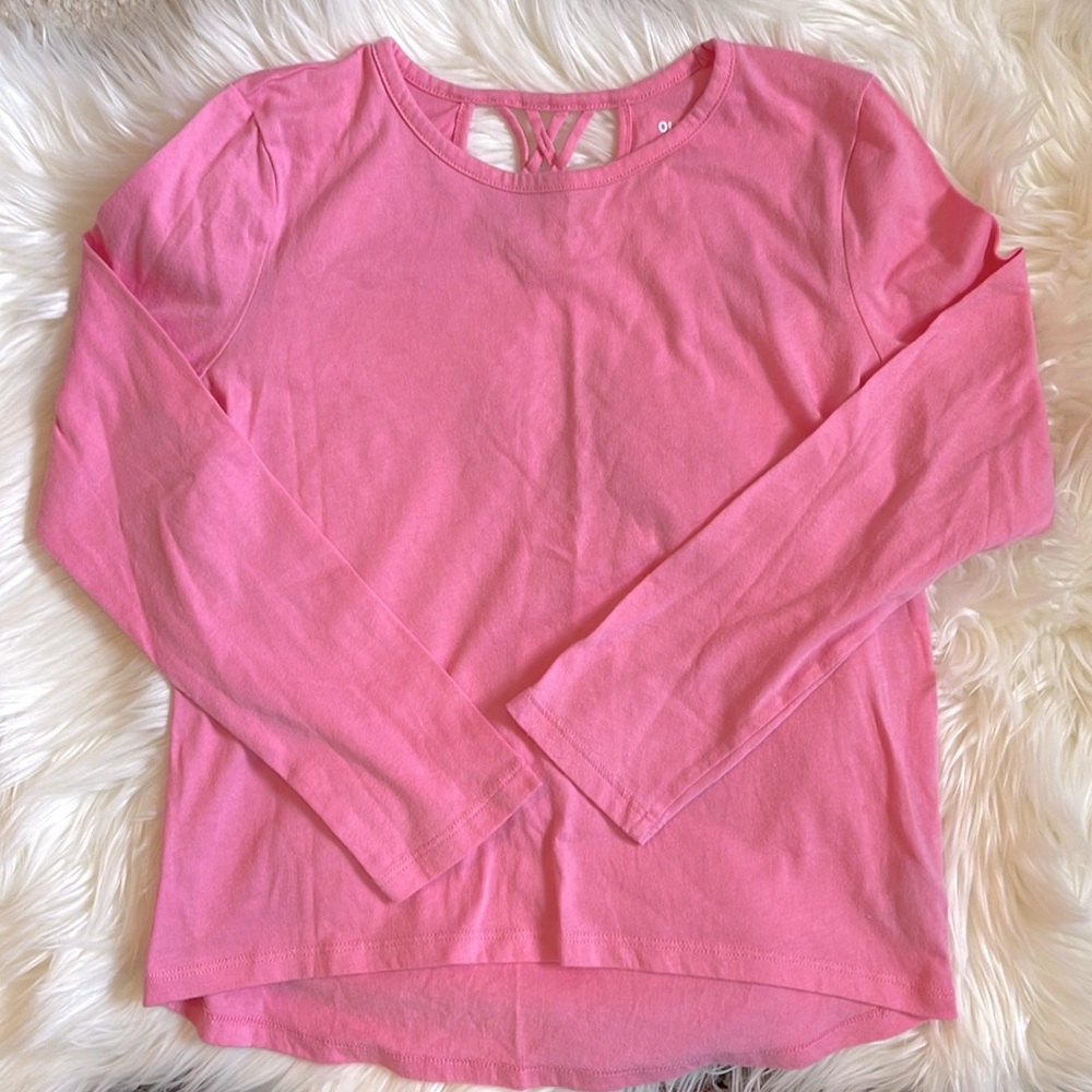 Old Navy Long Sleeve T-Shirt with Criss-Cross Detail at Back